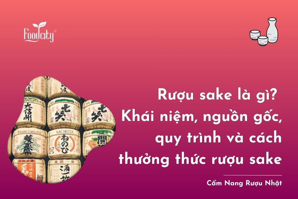 Rượu sake là gì? Khái niệm, nguồn gốc, công dụng và cách thưởng thức rượu sake