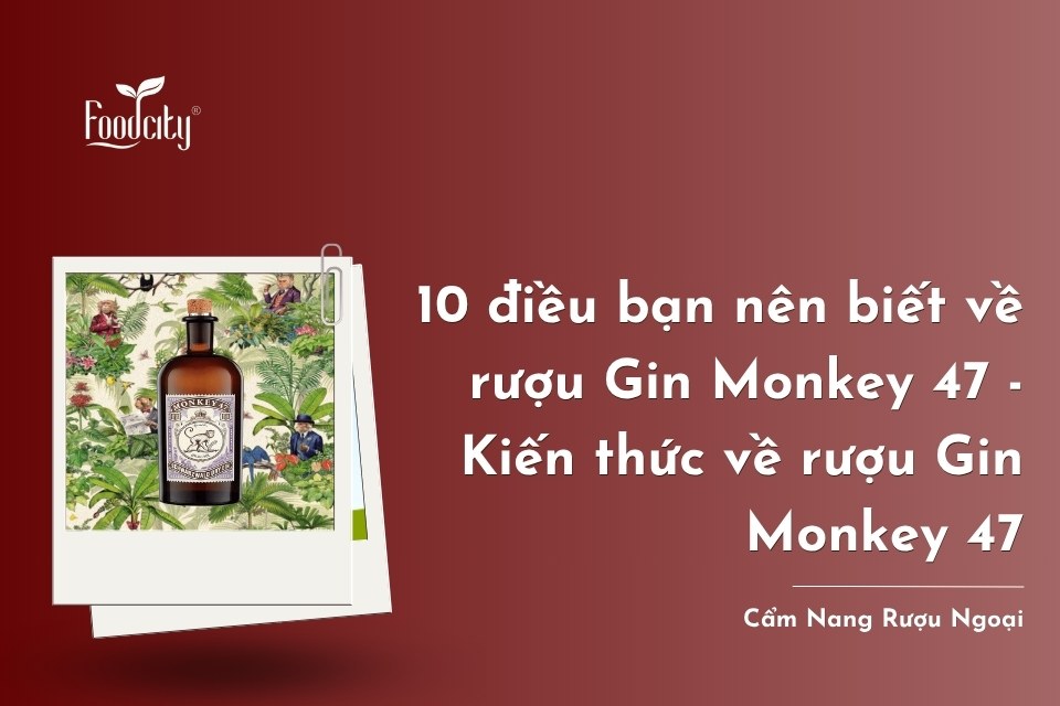 10 điều bạn nên biết về rượu Gin Monkey 47 10 điều bạn nên biết về rượu Gin Monkey 47