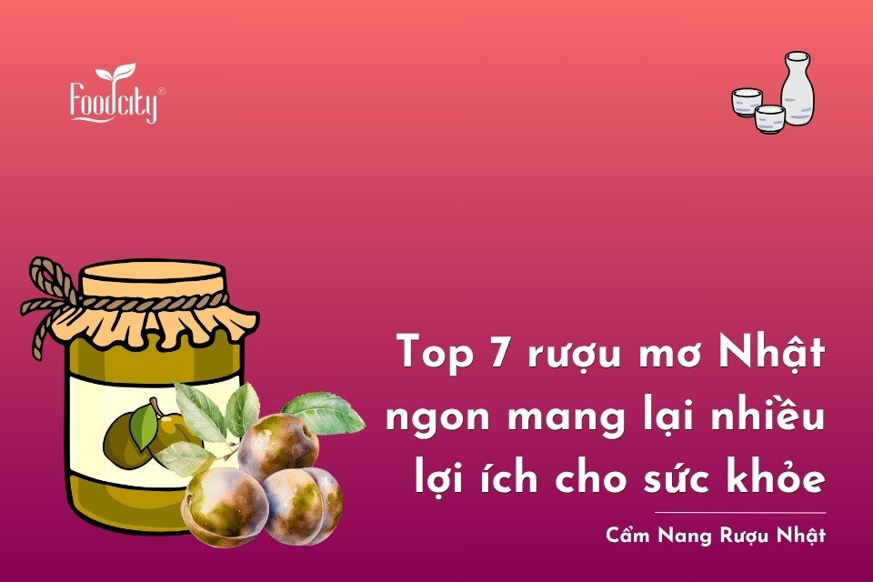 Top 7 rượu mơ Nhật ngon mang lại nhiều lợi ích cho sức khỏe 