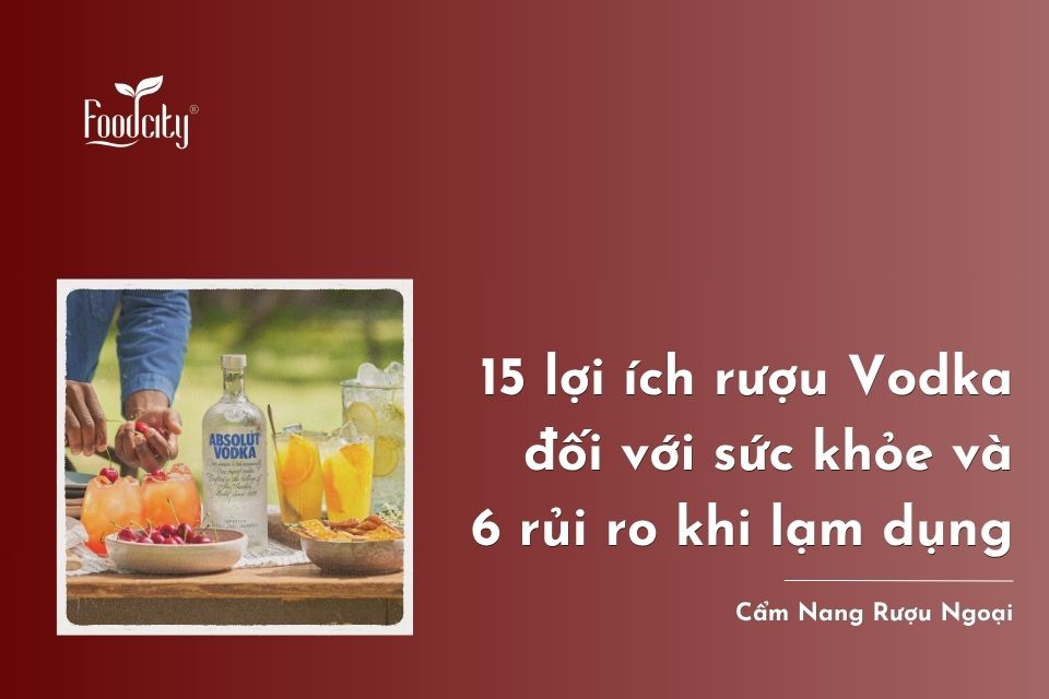 15 lợi ích rượu Vodka đối với sức khỏe và 6 rủi ro khi lạm dụng 15 lợi ích rượu Vodka đối với sức khỏe và 6 rủi ro khi lạm dụng