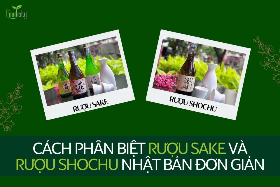 Cách phân biệt rượu sake và rượu shochu Nhật Bản đơn giản