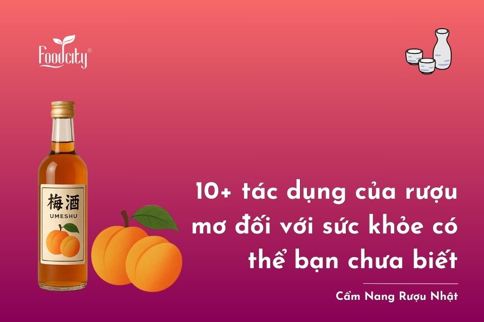 10+ tác dụng của rượu mơ đối với sức khỏe có thể bạn chưa biết
