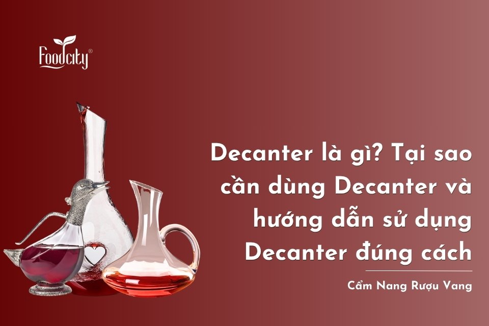 Decanter là gì? Tại sao cần dùng Decanter và cách dùng Decanter đúng Decanter là gì? Tại sao cần dùng Decanter và cách dùng Decanter đúng