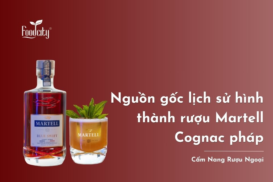 Nguồn gốc lịch sử hình thành rượu Martell Cognac Pháp