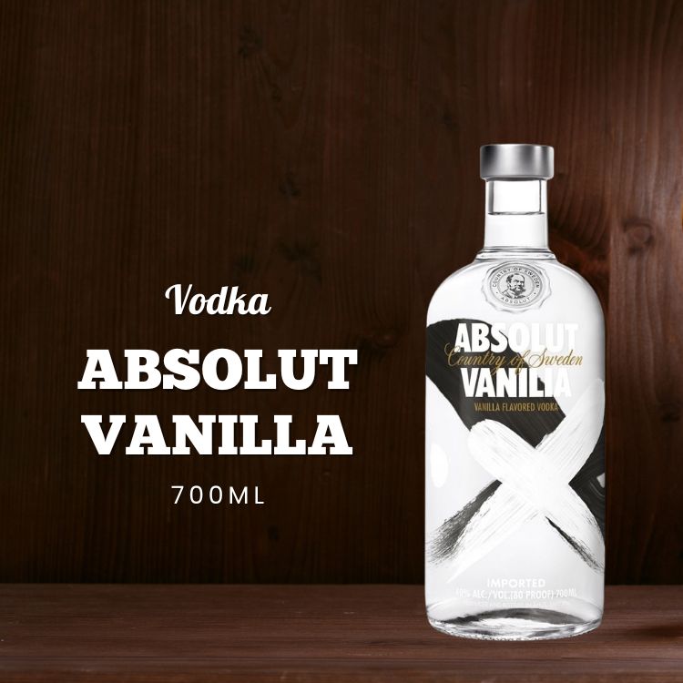 Rượu Absolut Vanilia Vodka 700ml chính hãng