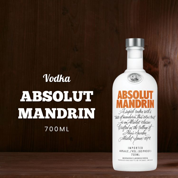Rượu Absolut Mandrin Vodka 700ml chính hãng