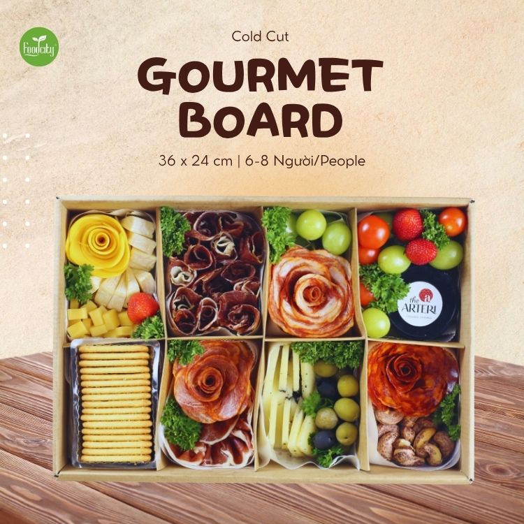 Set Cold Cut GOURMET BOARD (6-8 người/people)