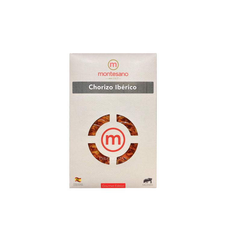  Xúc xích cay Iberico Cebo muối cắt lát