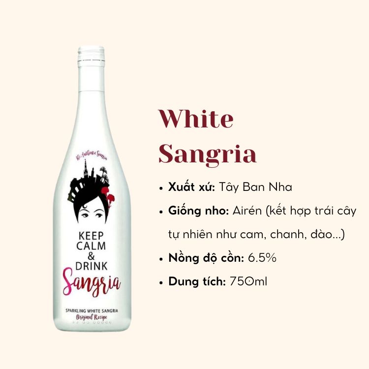 Nước trái cây lên men White Sangria (6.5%)