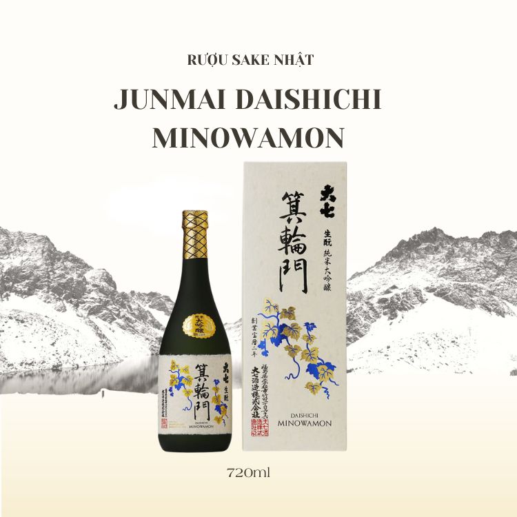 Rượu Sake Junmai Daishichi Minowamon 720ml (15%)