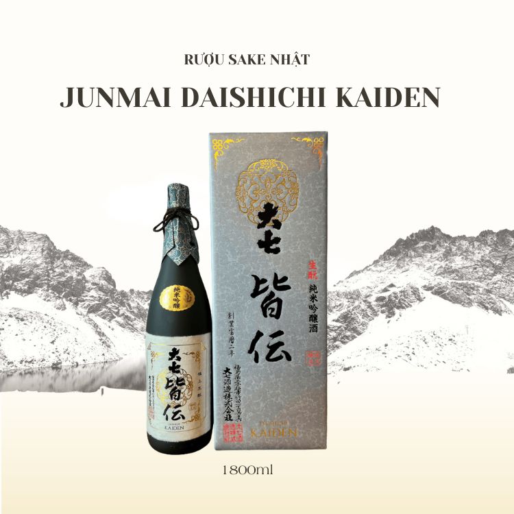 Rượu Sake Junmai Daishichi Kaiden 1800ml (15%)