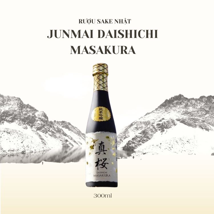Rượu Sake Junmai Daishichi Masakura 300ml chính hãng (15%)