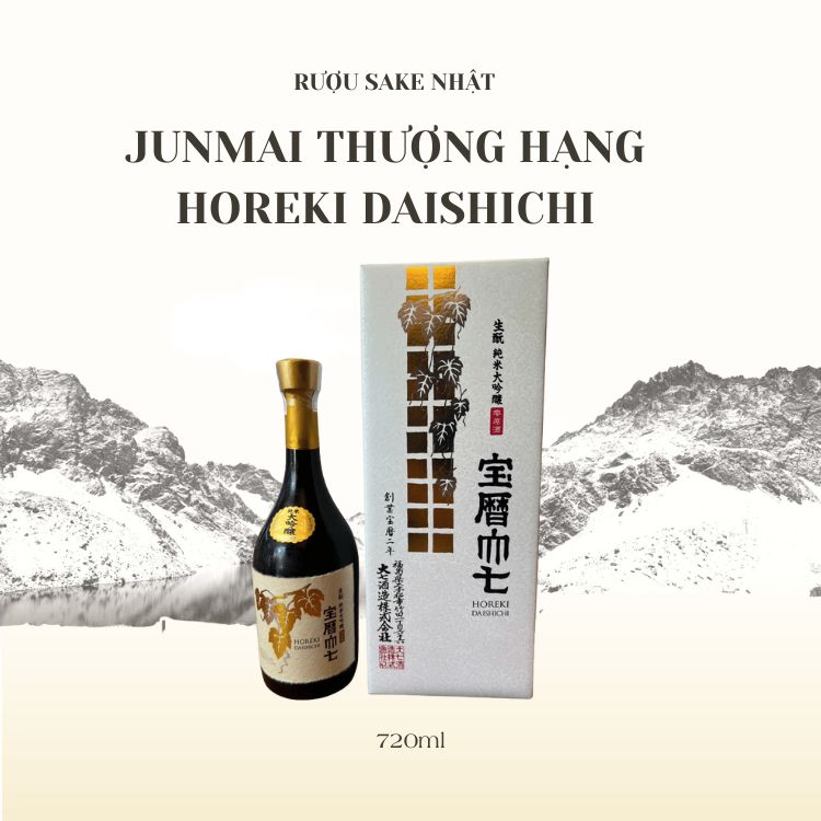 Rượu sake Junmai thượng hạng Horeki Daishichi 720ml (16%)