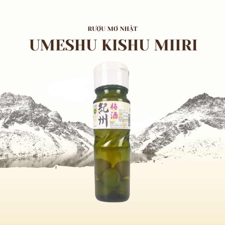 Rượu mơ Umeshu Kishu Miiri 720ml (Chai)