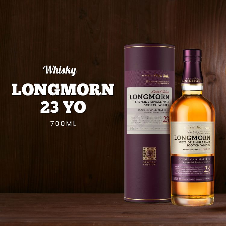Rượu Longmorn 23 YO 700ml chính hãng