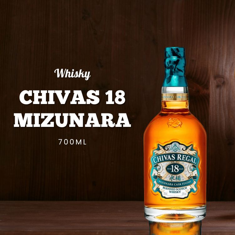 Rượu Chivas 18 Mizunara Cask Finish 700ml 