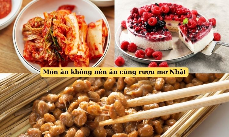 3 món không nên ăn cùng rượu mơ