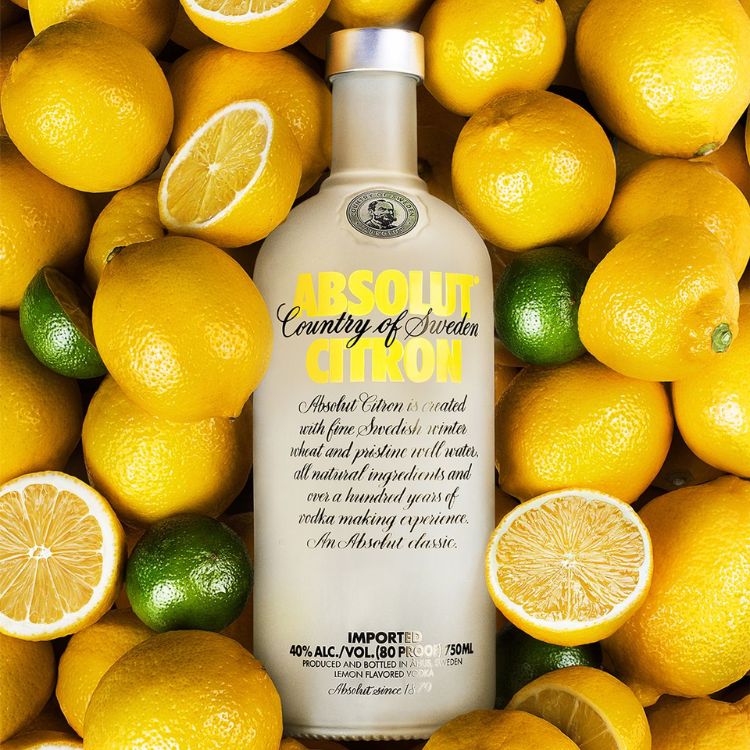absolut citron từ các quả chanh
