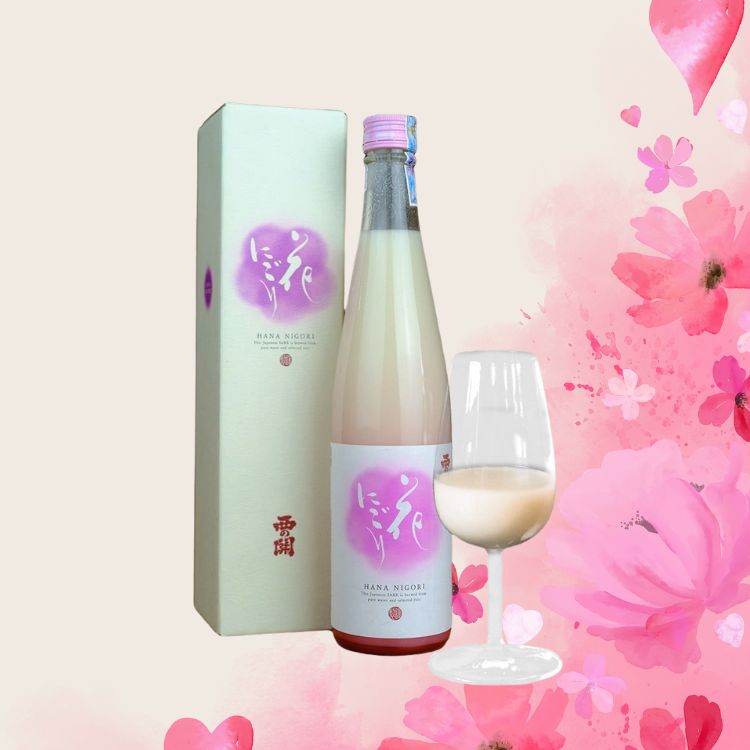 bao bì rượu hana nigori