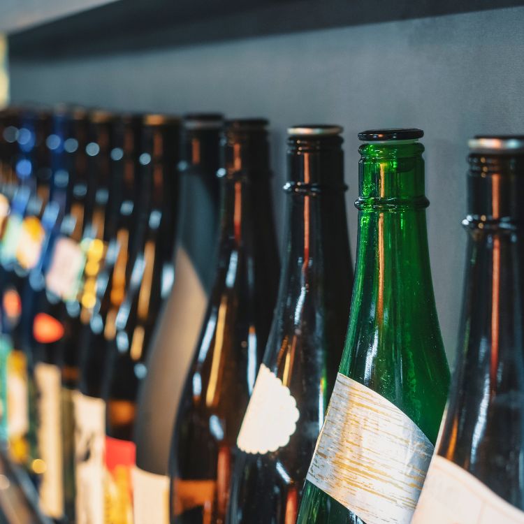 bảo quản rượu sake sau khi mở nắp