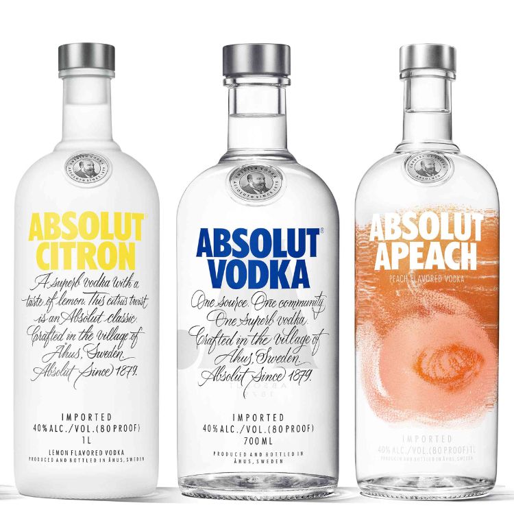 biểu tượng rượu vodka absolut