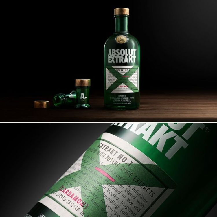 biểu tượng thương hiệu absolut extrakt