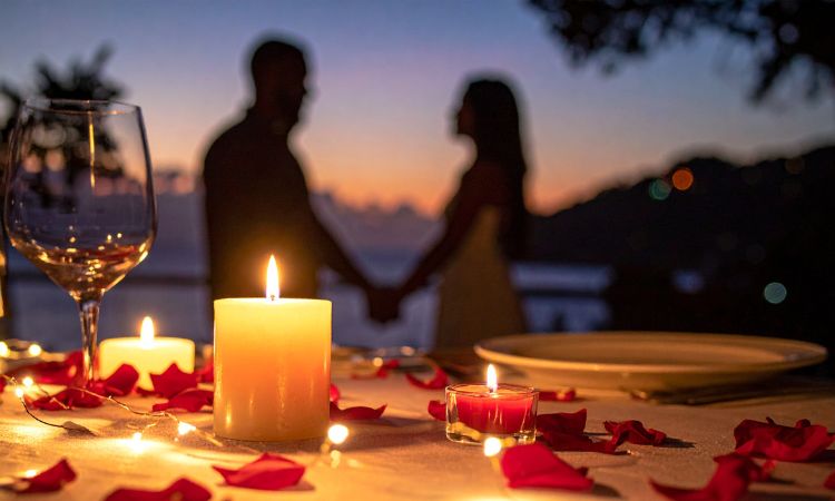 bữa tối lãng mạn hai người 