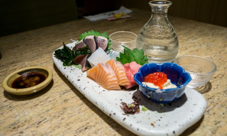 các món ăn kết hợp rượu sake