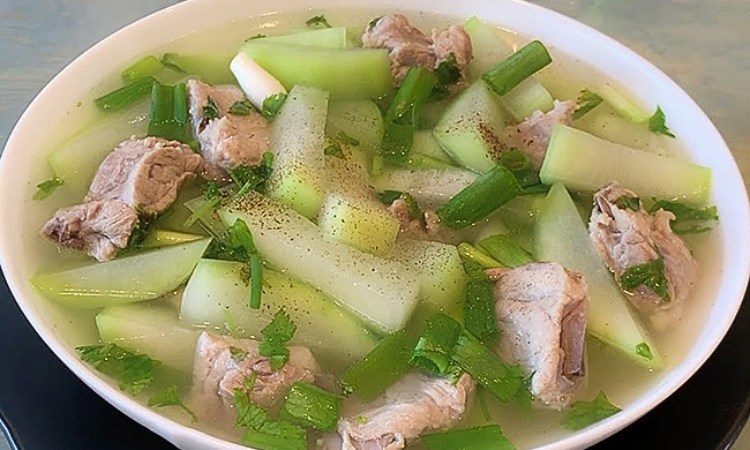 canh bí đao