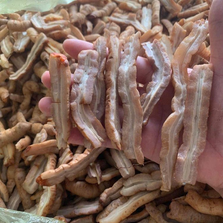 cây ba kích cắt lát