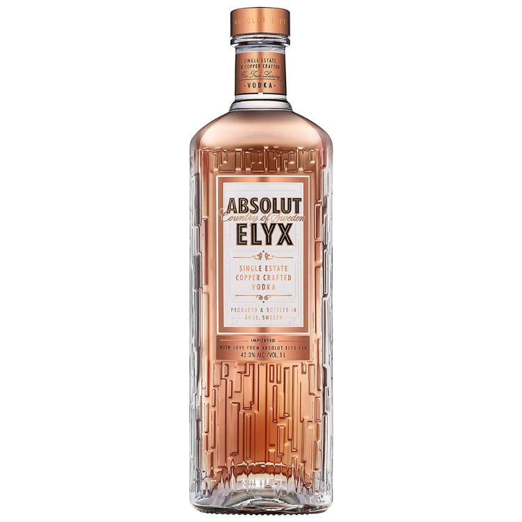 chai rượu absolut elyx