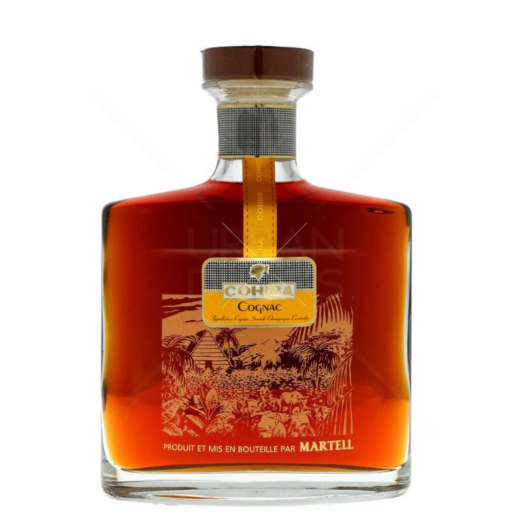 chai rượu martell cohiba