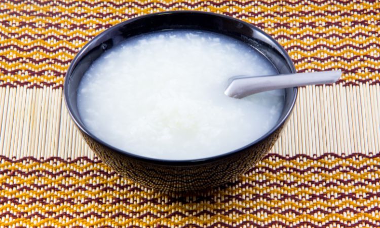 cháo trắng loãng