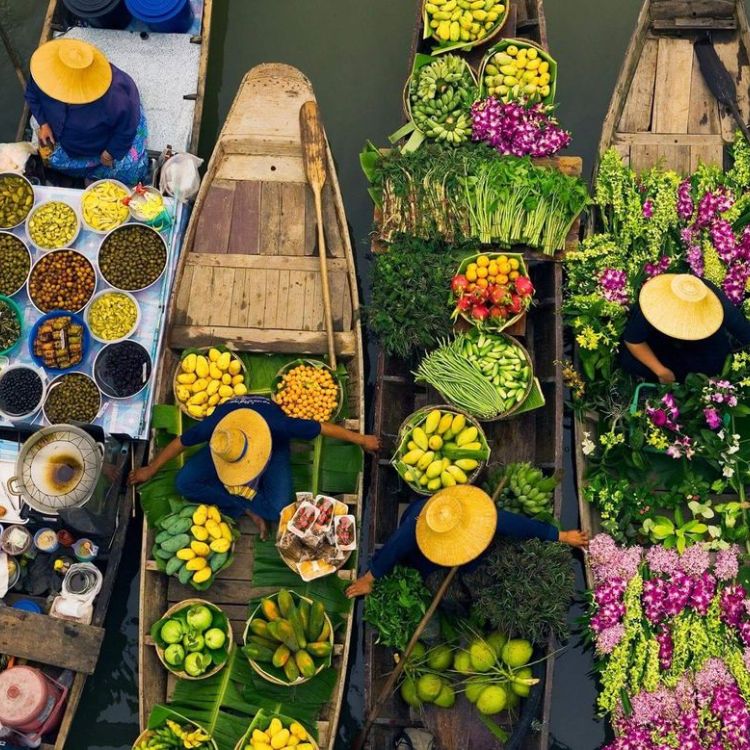 chợ nổi cái răng