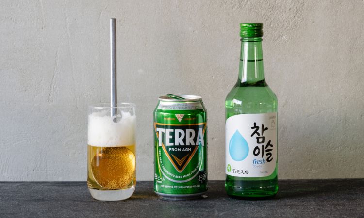 cocktail soju bia