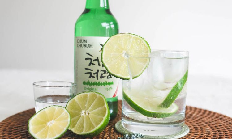 cocktail soju mojito