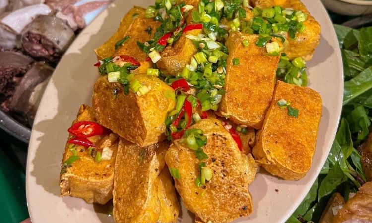 đậu hủ chiên giòn