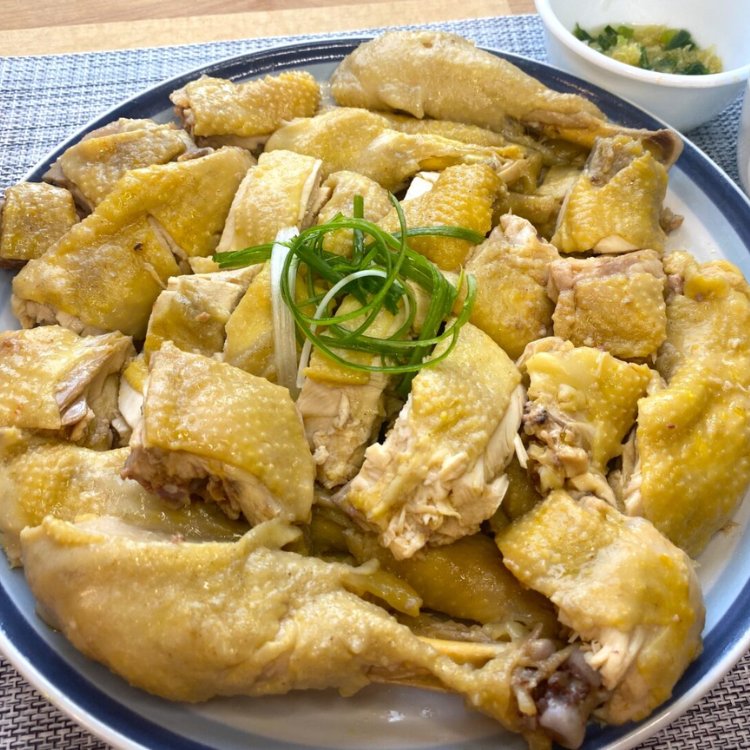 gà hấp rượu trắng