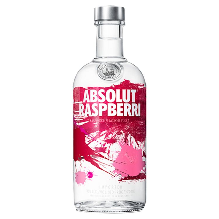 hình dáng chai absolut raspberri