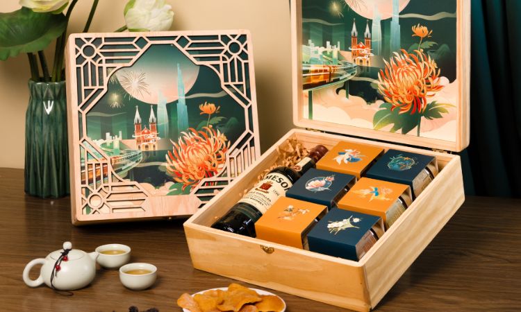 hộp quà rượu ngoại food city