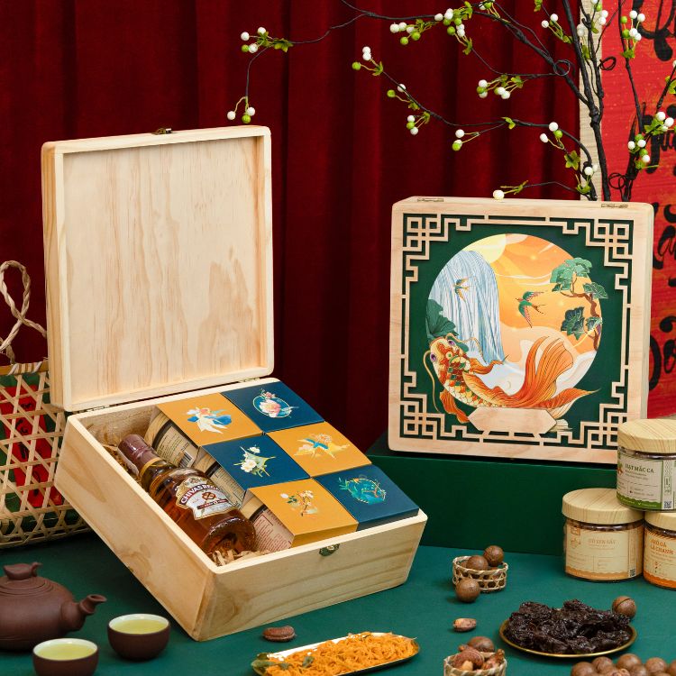 hộp quà rượu tặng sếp