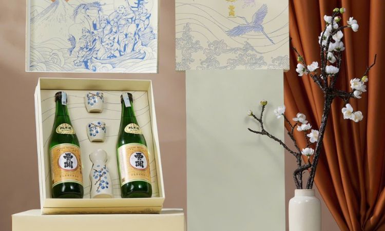 hộp quà sake nishino seki junmai