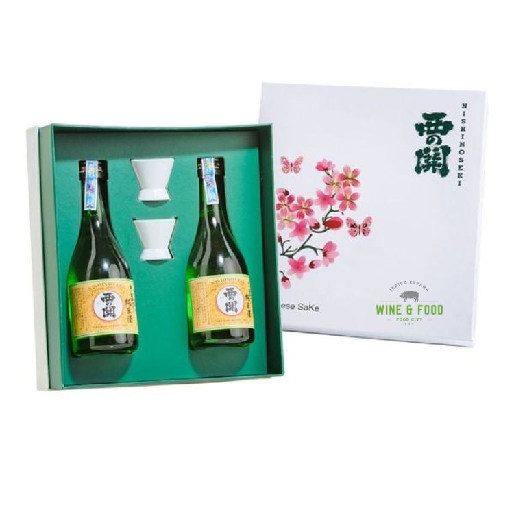 hộp quà sake nishino seki junmaishu 300ml