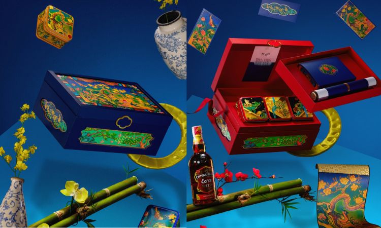 hộp quà tết 2026 tứ quý