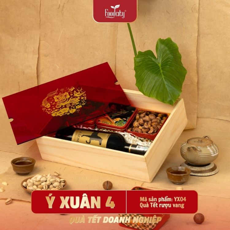 hộp quà tết rượu ý xuân