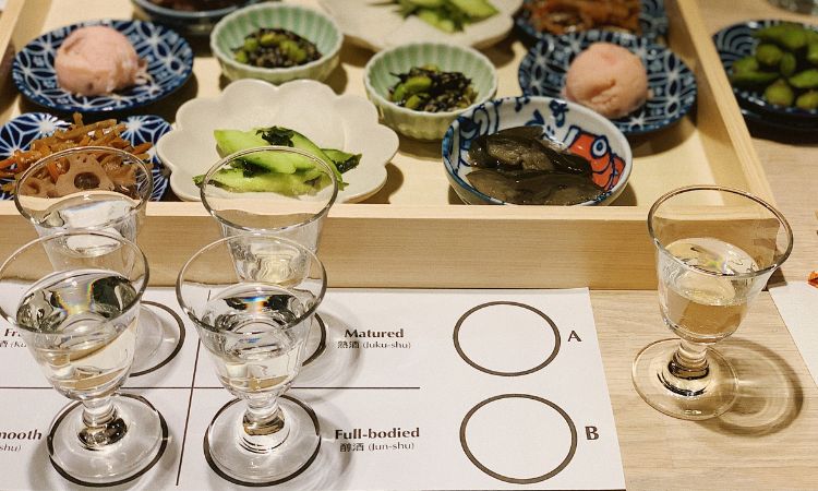 hương vị unami rượu sake