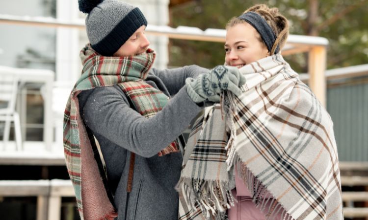 khăn choàng tặng mẹ