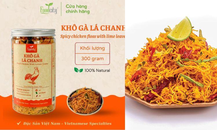 khô gà đặc sản sài gòn làm quà