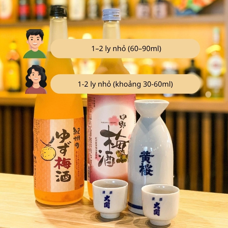 liều lượng uống rượu mơ