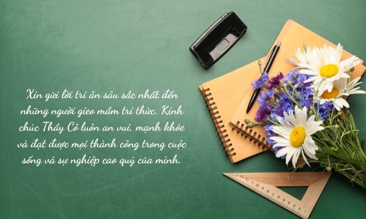 lời chúc 20/11 cho thầy cô